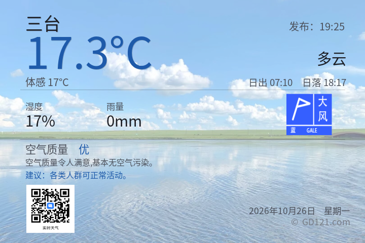 三台天气预报图片