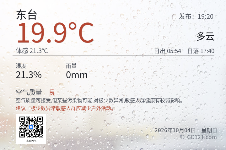 东台天气预报图片