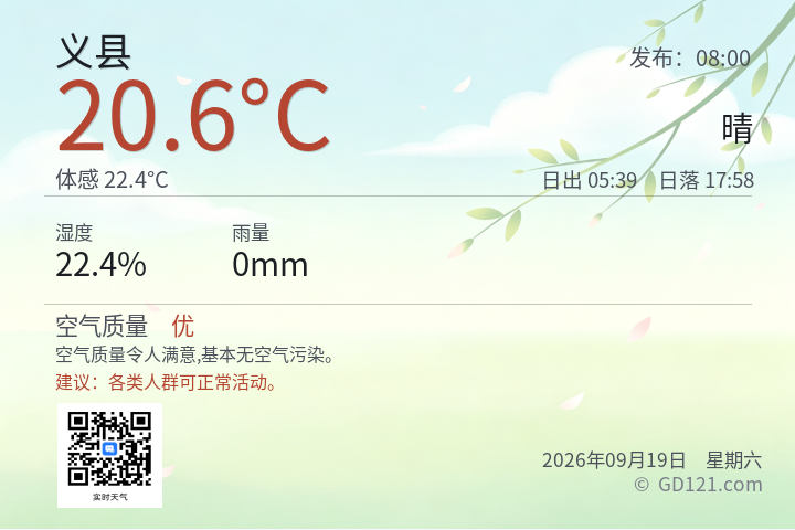 义县天气预报图片