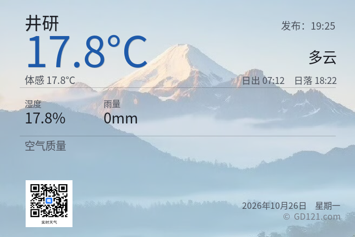 井研天气预报图片