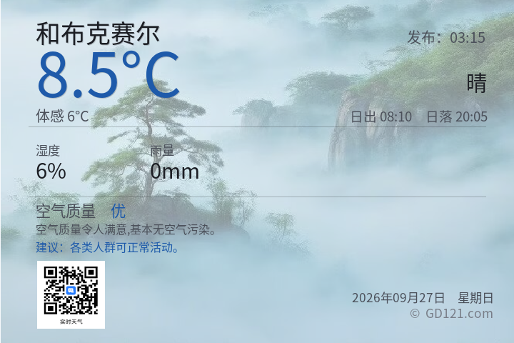 和布克赛尔天气预报图片