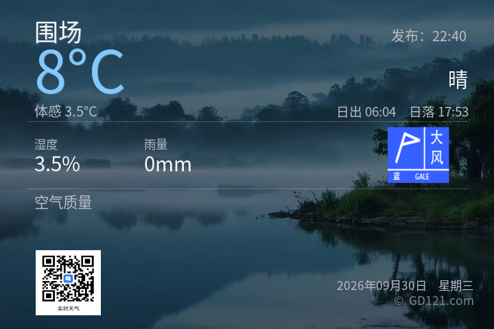 围场天气预报图片