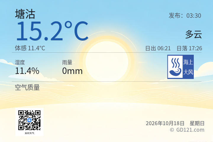 塘沽天气预报图片