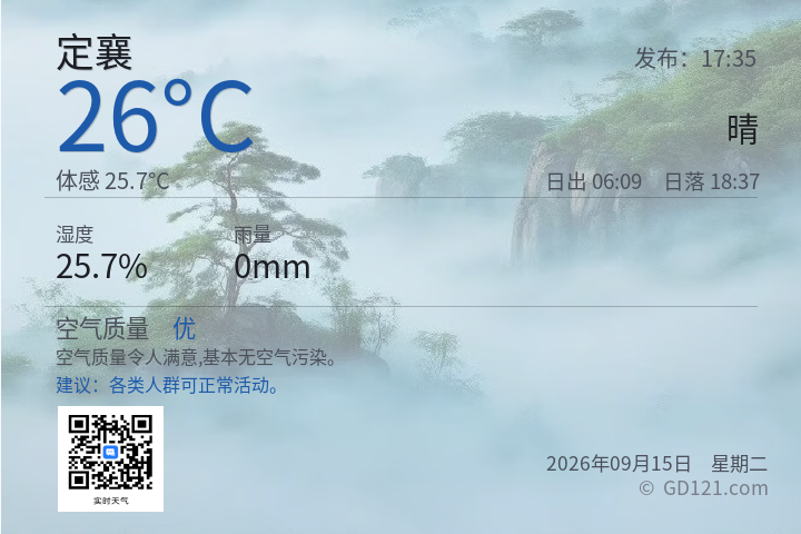 定襄天气预报图片