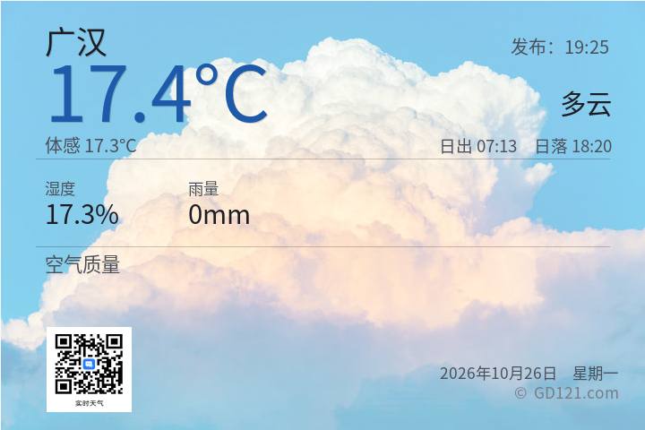 广汉天气预报图片