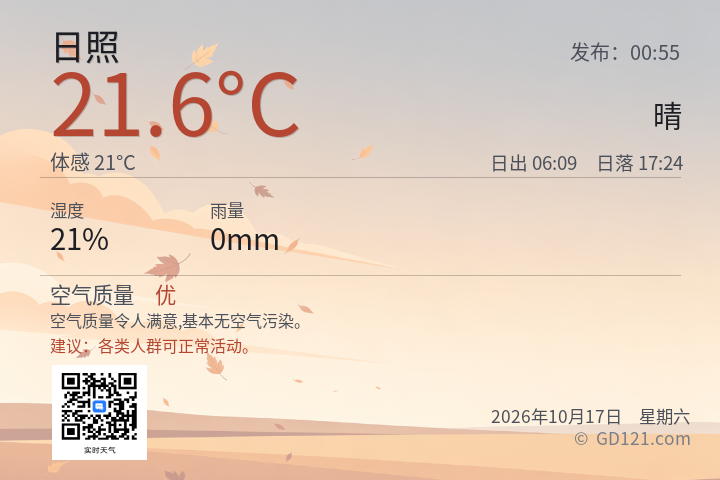 日照天气预报图片