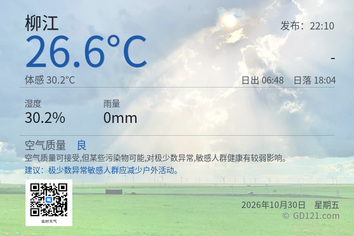 柳江天气预报图片