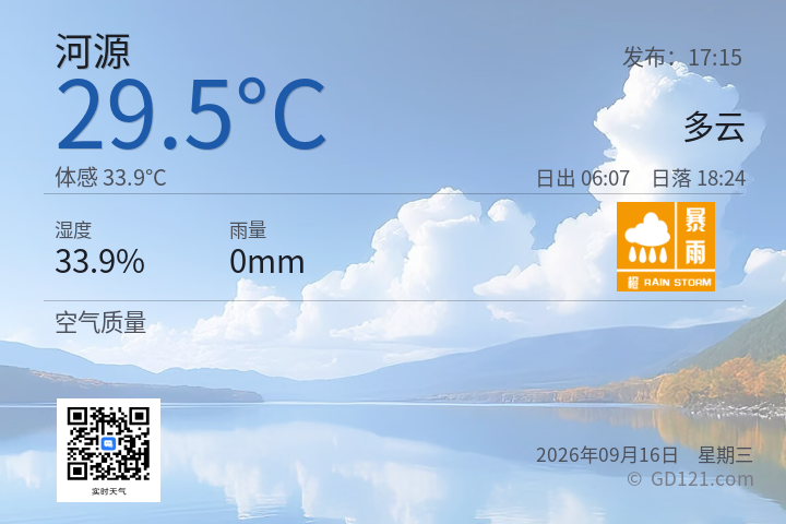 河源天气预报图片