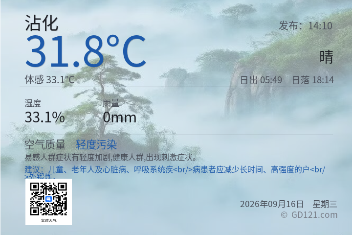 沾化天气预报图片