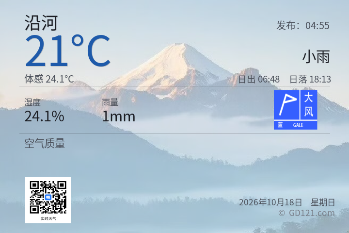 沿河天气预报图片