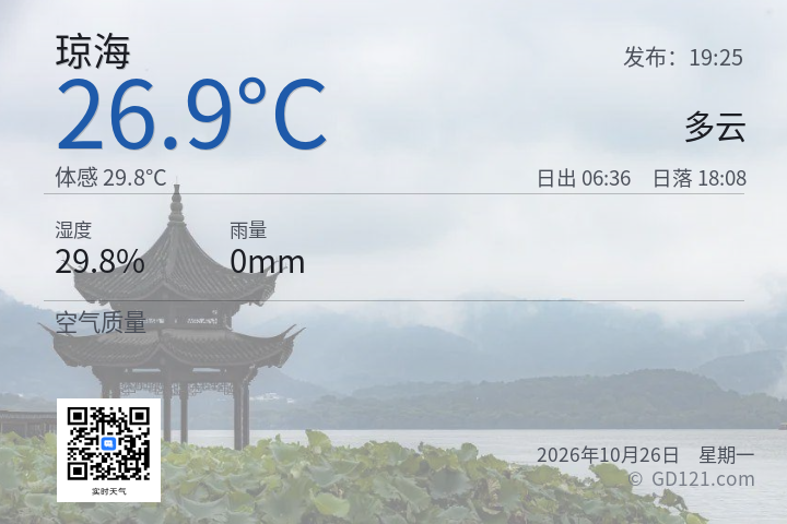琼海天气预报图片