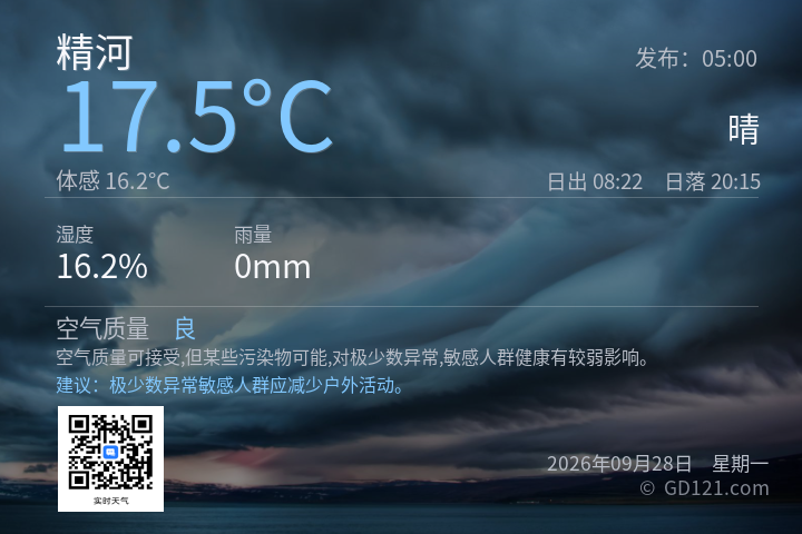 精河天气预报图片