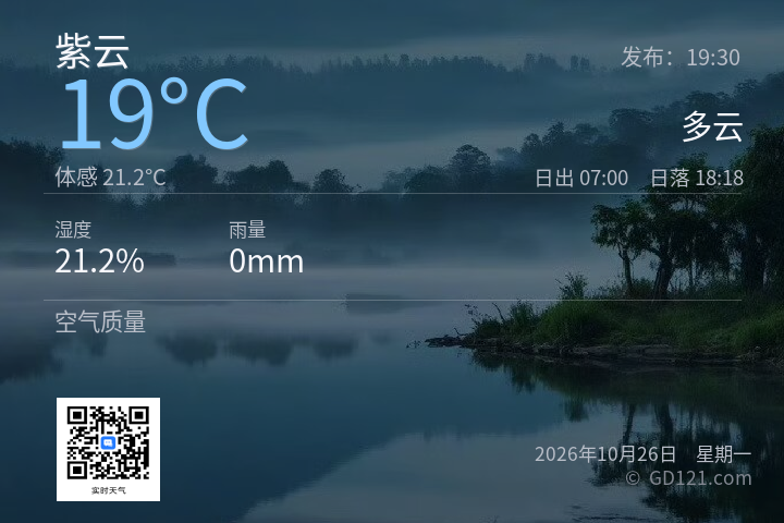紫云天气预报图片