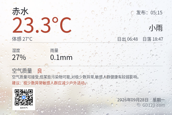 赤水天气预报图片
