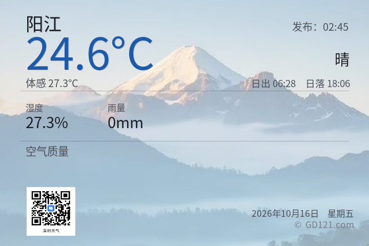 阳江天气预报图片