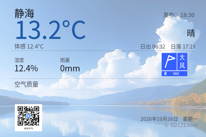静海天气预报图片