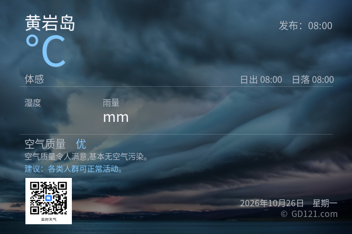 黄岩岛天气预报图片