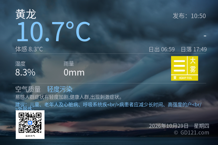 黄龙天气预报图片
